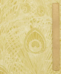 Liberty Interiors Furnishing Fabrics^Hebe Marlowe Linen in Lichen Chartreuse