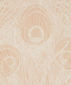 Liberty Interiors Furnishing Fabrics^Hebe Marlowe Linen in Pewter Plaster Pink