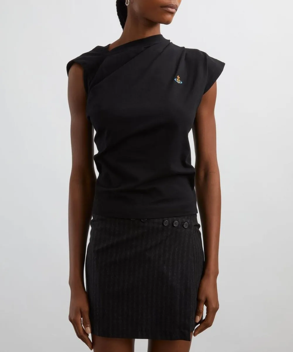 Vivienne Westwood Tops^Hebo Draped Cotton Top
