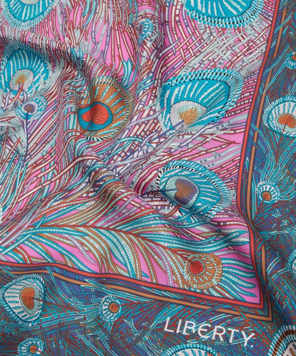 Liberty Scarves^Hera 90 x 90 Silk Twill Scarf