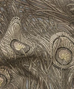 Liberty Interiors Furnishing Fabrics|Furnishing Fabrics^Hera Feather Ladbroke Linen in Pewter
