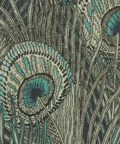 Liberty Interiors Furnishing Fabrics^Hera Feather Ladbroke Linen in Jade