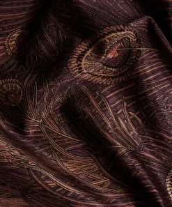 Liberty Interiors Furnishing Fabrics^Hera Feather Vintage Velvet in Dragonfly
