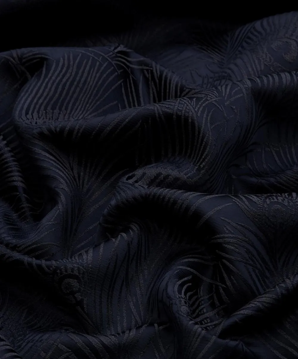 Liberty Interiors Furnishing Fabrics^Hera Plume Dyed Jacquard in Ink