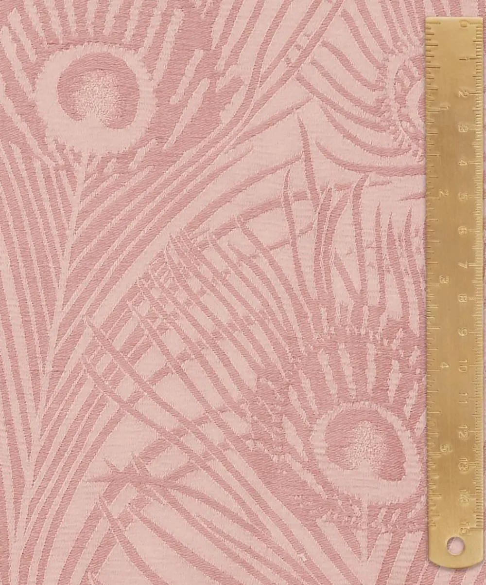 Liberty Interiors Furnishing Fabrics^Hera Plume Dyed Jacquard in Slipper