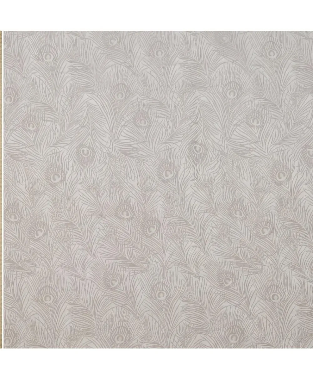 Liberty Interiors Furnishing Fabrics^Hera Plume Dyed Jacquard in Pewter