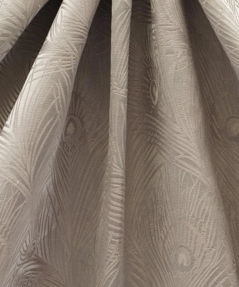 Liberty Interiors Furnishing Fabrics^Hera Plume Dyed Jacquard in Pewter