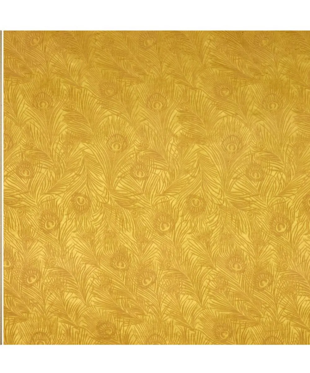 Liberty Interiors Furnishing Fabrics^Hera Plume Dyed Jacquard in Fennel