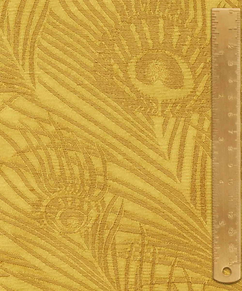 Liberty Interiors Furnishing Fabrics^Hera Plume Dyed Jacquard in Fennel