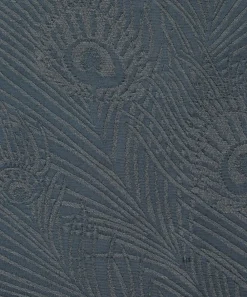 Liberty Interiors Furnishing Fabrics^Hera Plume Dyed Jacquard in Pewter Blue
