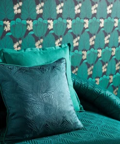 Liberty Interiors Furnishing Fabrics^Hera Plume Dyed Jacquard in Scarab