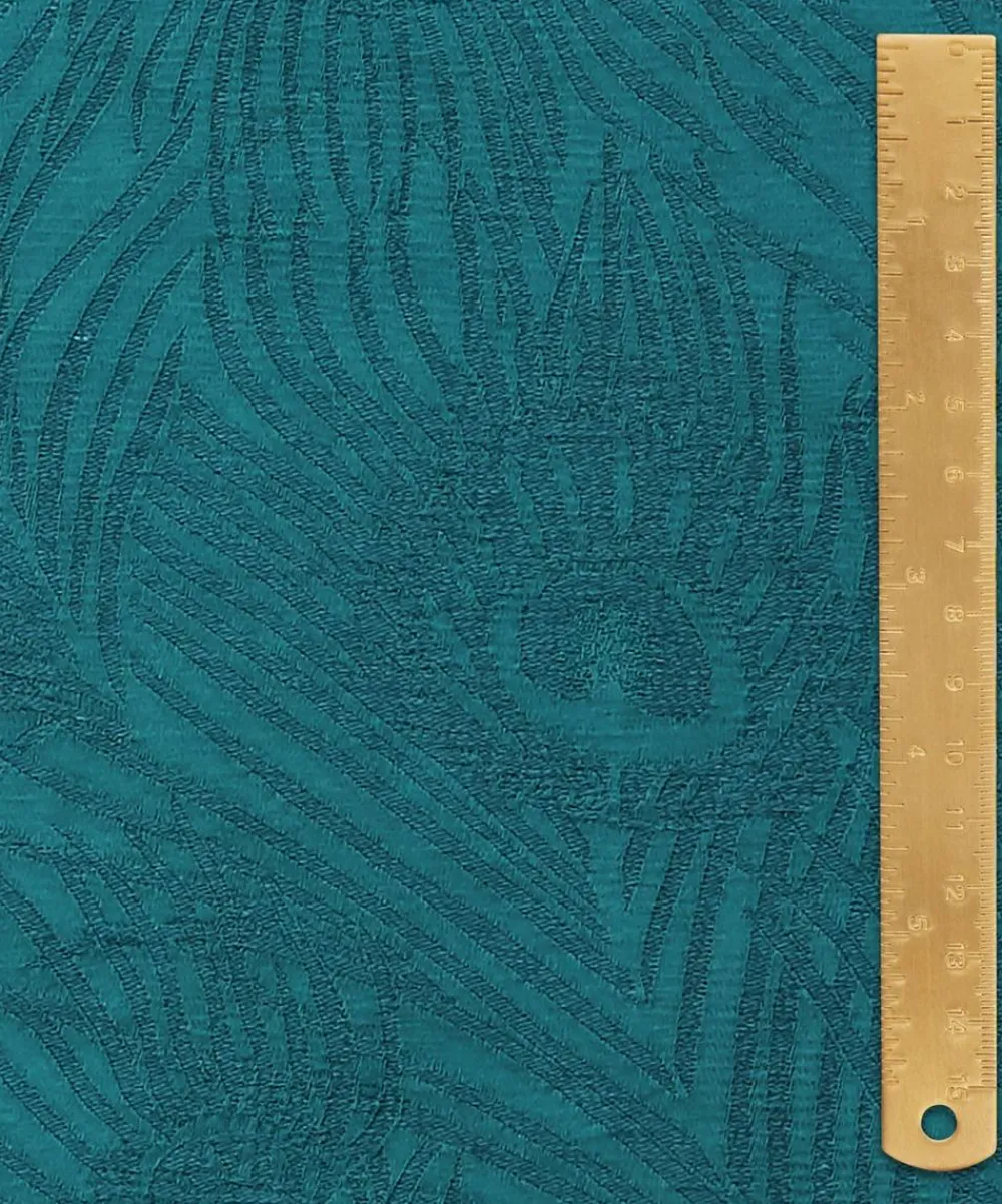 Liberty Interiors Furnishing Fabrics^Hera Plume Dyed Jacquard in Scarab