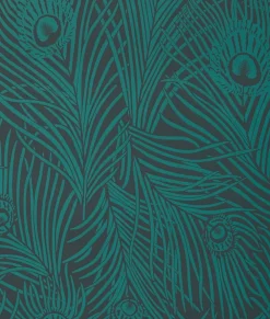 Liberty Interiors Wallpaper|Furnishing Fabrics^Hera Plume Wallpaper in Jade