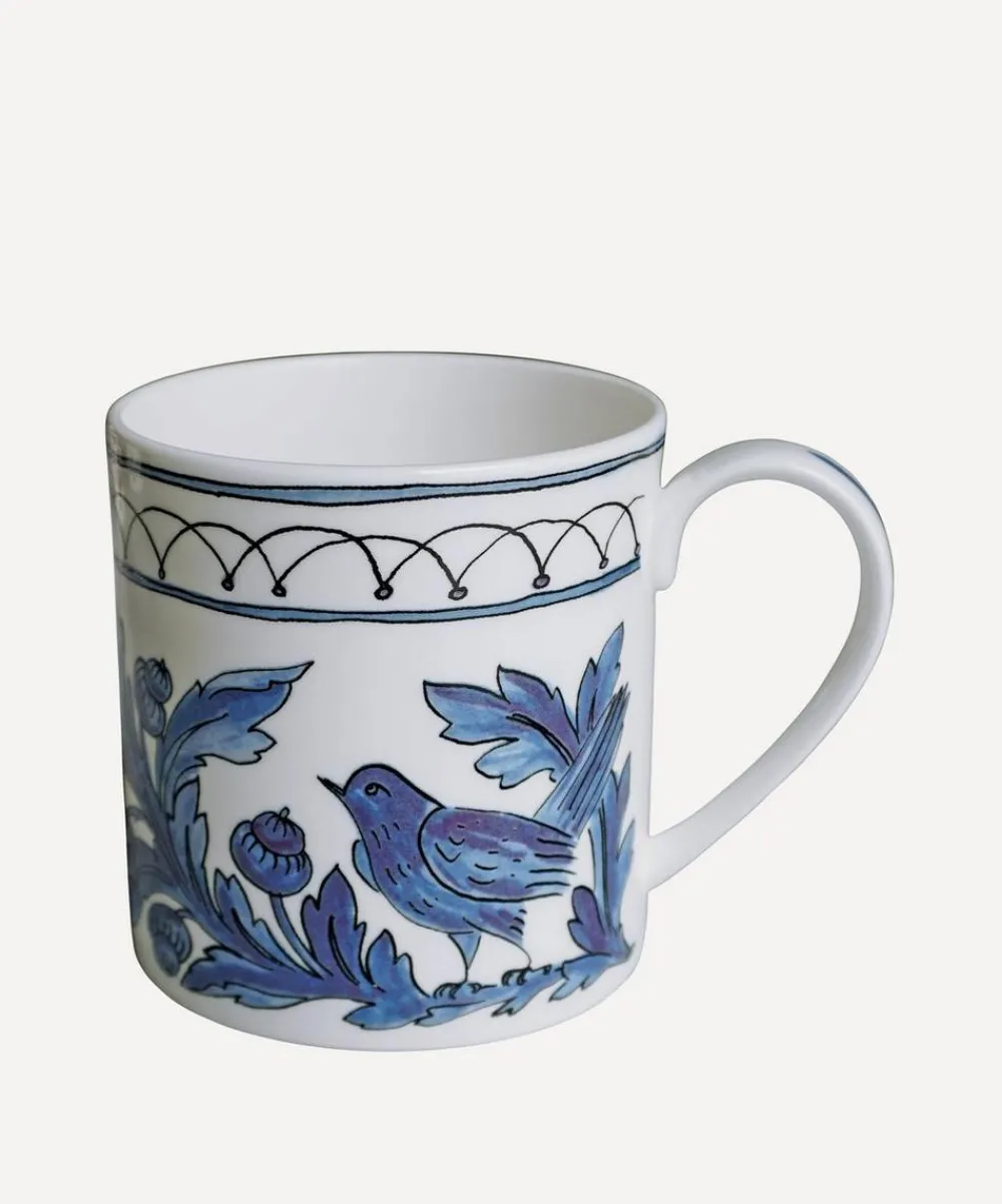 Twig New York Mugs^Heritage Blue Bird Blooming Mug