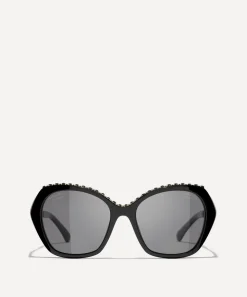 CHANEL Sunglasses & Glasses^Hexagonal Sunglasses