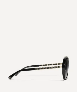 CHANEL Sunglasses & Glasses^Hexagonal Sunglasses