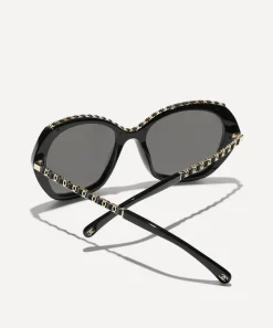 CHANEL Sunglasses & Glasses^Hexagonal Sunglasses