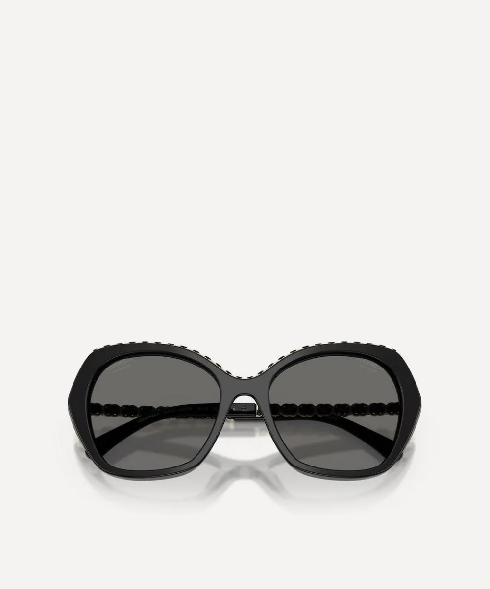 CHANEL Sunglasses & Glasses^Hexagonal Sunglasses