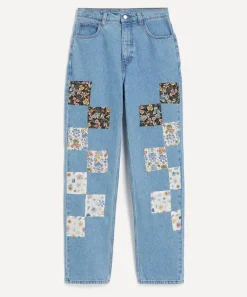 FANFARE Jeans^High-Waisted Liberty Square Patch Jeans