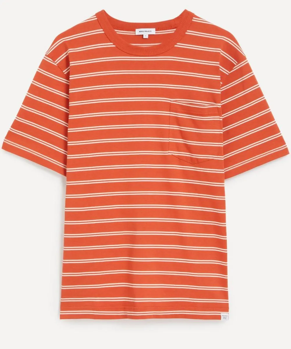 Norse Projects Tops^Holger Sailor Stripe Pocket T-Shirt