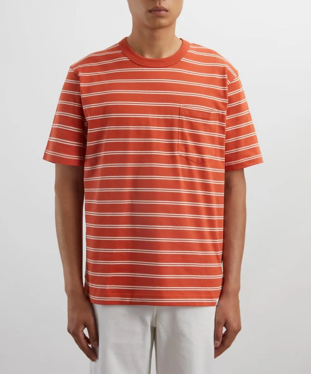 Norse Projects Tops^Holger Sailor Stripe Pocket T-Shirt