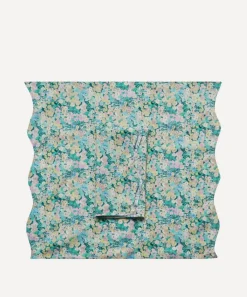 Coco & Wolf Tableware^Hollyhocks and Mitsi Valeria Wavy Edge Napkins Set of Two