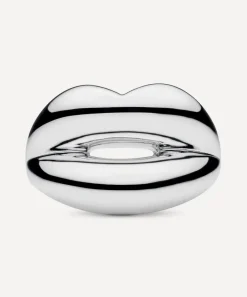 Solange Azagury-Partridge Rings^Hotlips Silver Mirror Ring