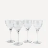 Soho Home Glass & Drinksware^Huxley Cut Crystal Red Wine Glass Set of Four