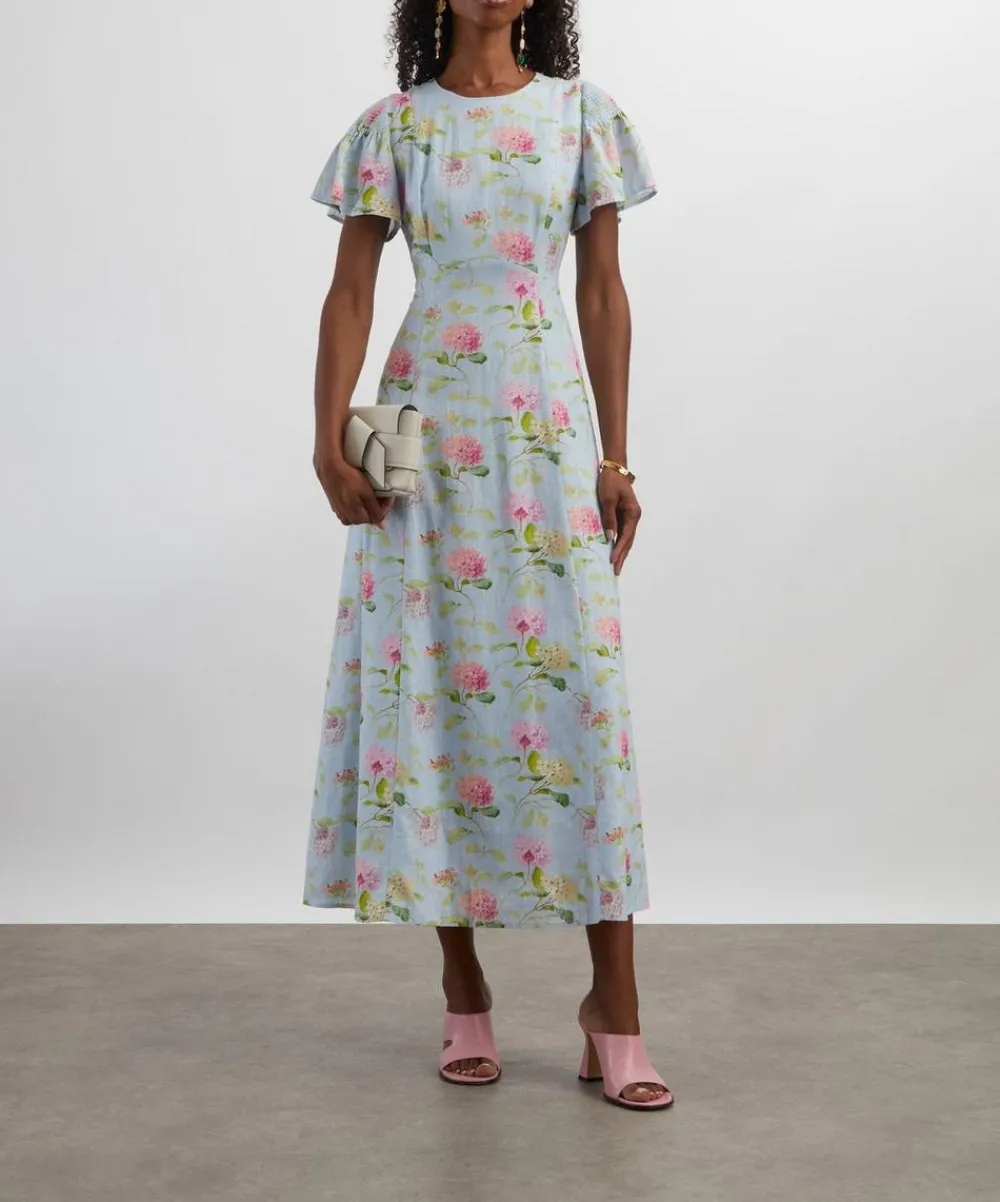 Hill House Home Dresses^Hydrangea Chintz Dominique Dress