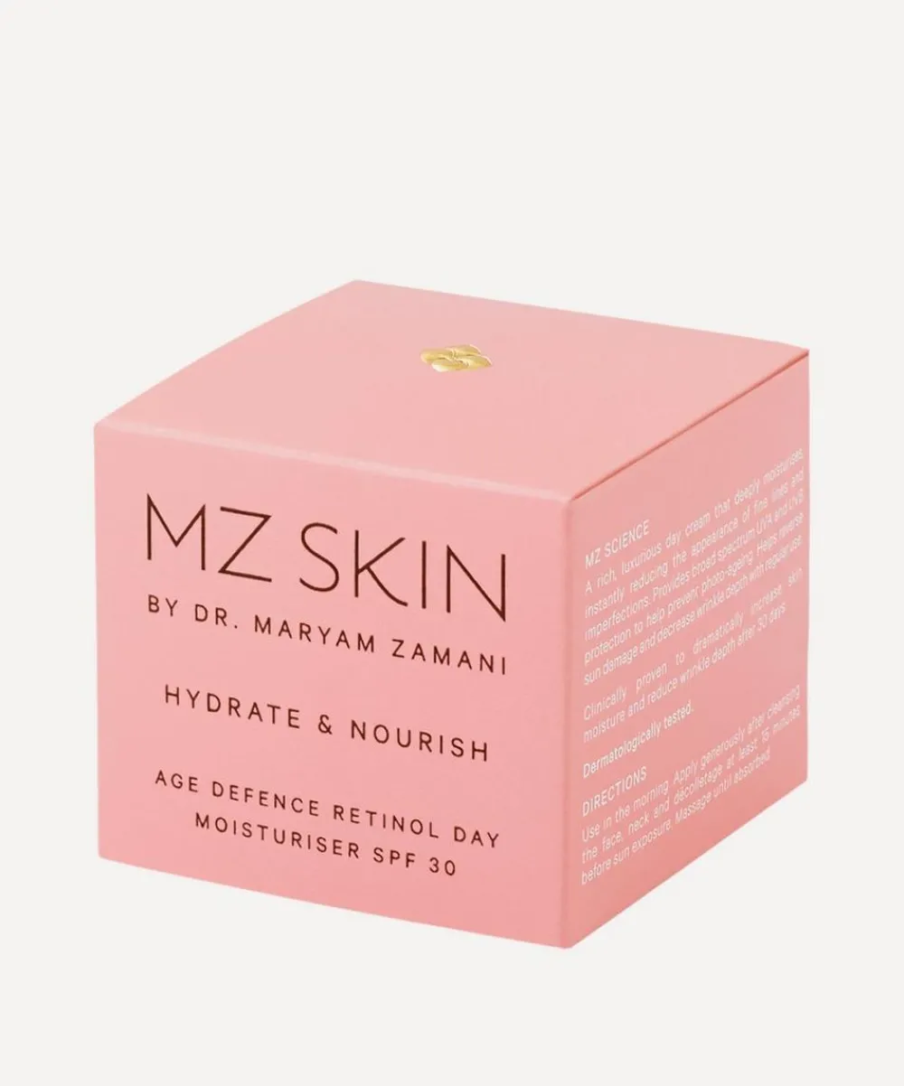 MZ Skin Spf Skincare|Moisturisers^HYDRATE & NOURISH Age Defence Retinol Day Moisturiser SPF 30 50ml