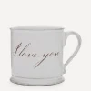 Astier de Villatte Mugs^I Love You Mug