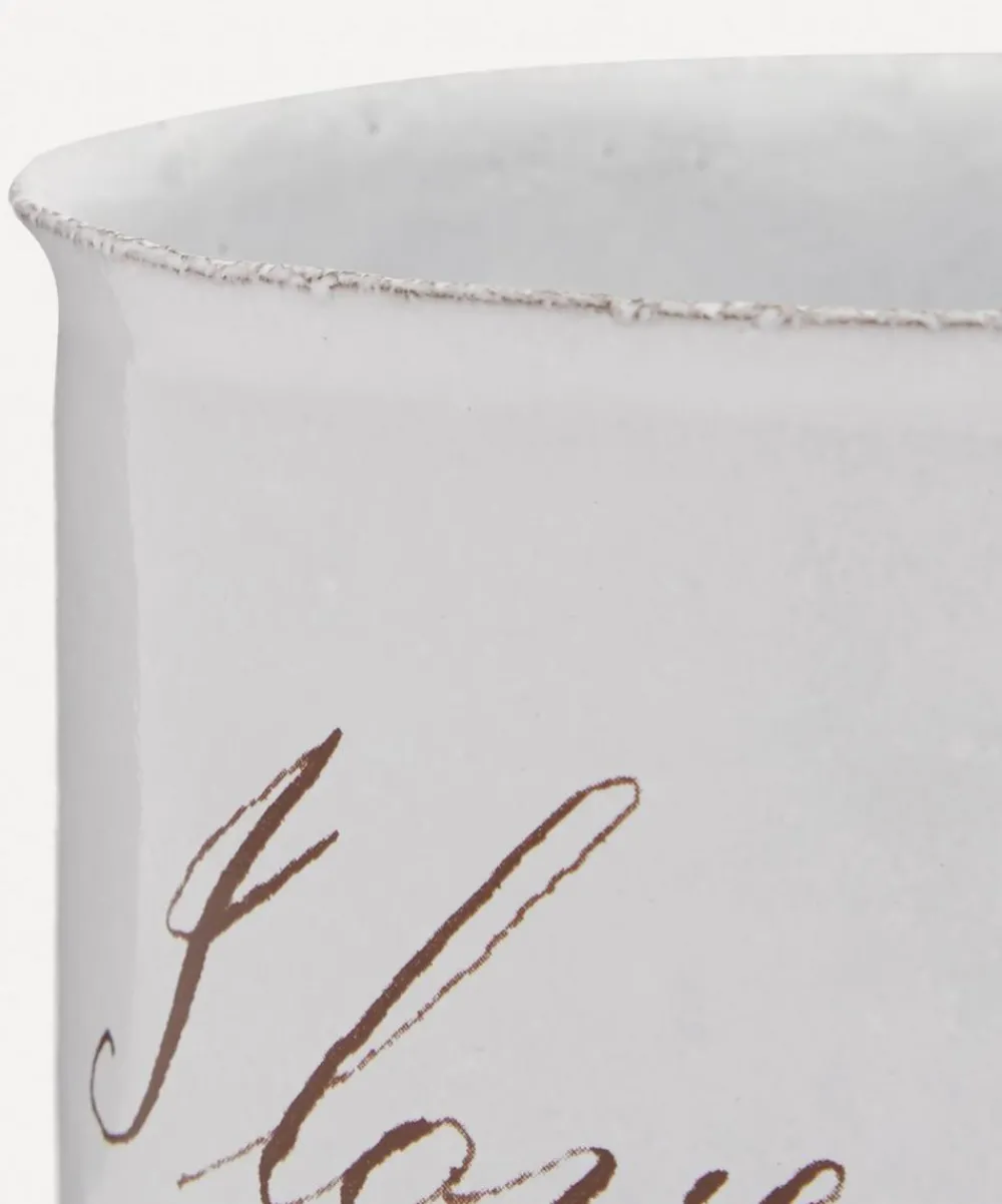 Astier de Villatte Mugs^I Love You Mug
