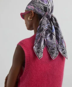 Liberty Scarves^Ianthe 90 x 90 Silk Foulard Scarf
