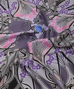 Liberty Scarves^Ianthe 90 x 90 Silk Foulard Scarf