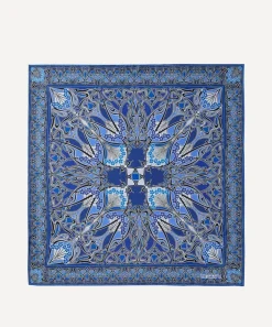 Liberty Scarves^Ianthe 70 x 70cm Silk Twill Scarf
