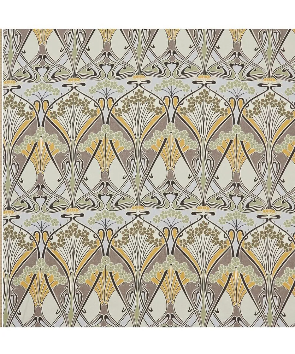 Liberty Interiors Furnishing Fabrics^Ianthe Bloom Multi Ladbroke Linen in Dragonfly