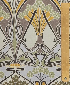 Liberty Interiors Furnishing Fabrics^Ianthe Bloom Multi Ladbroke Linen in Dragonfly