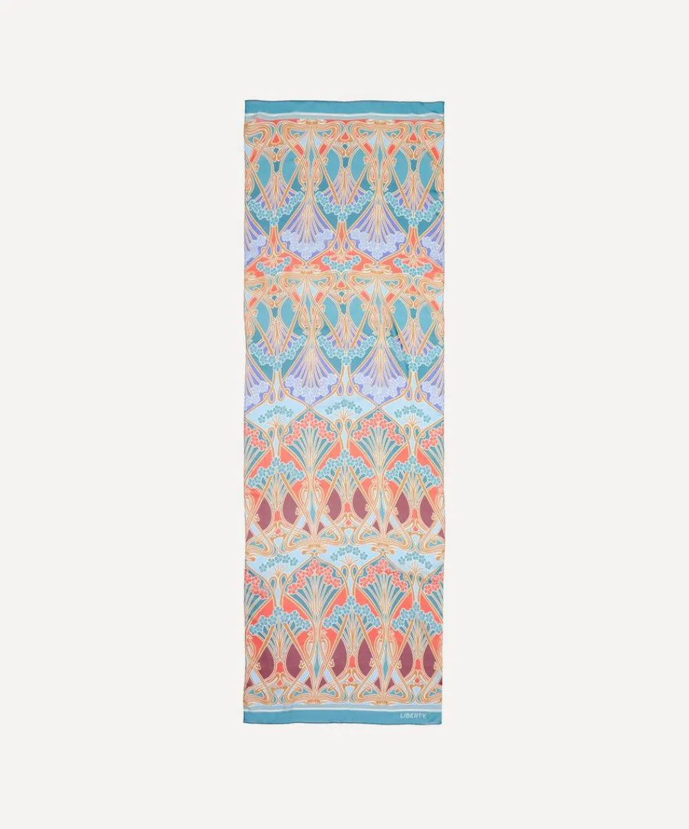 Liberty Scarves^Ianthe Long 70x200 Silk Chiffon Scarf