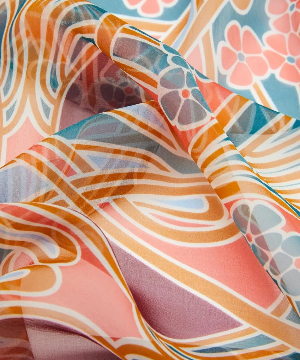 Liberty Scarves^Ianthe Long 70x200 Silk Chiffon Scarf