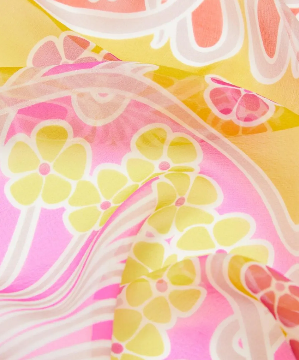 Liberty Scarves^Ianthe Long 70x200 Silk Chiffon Scarf