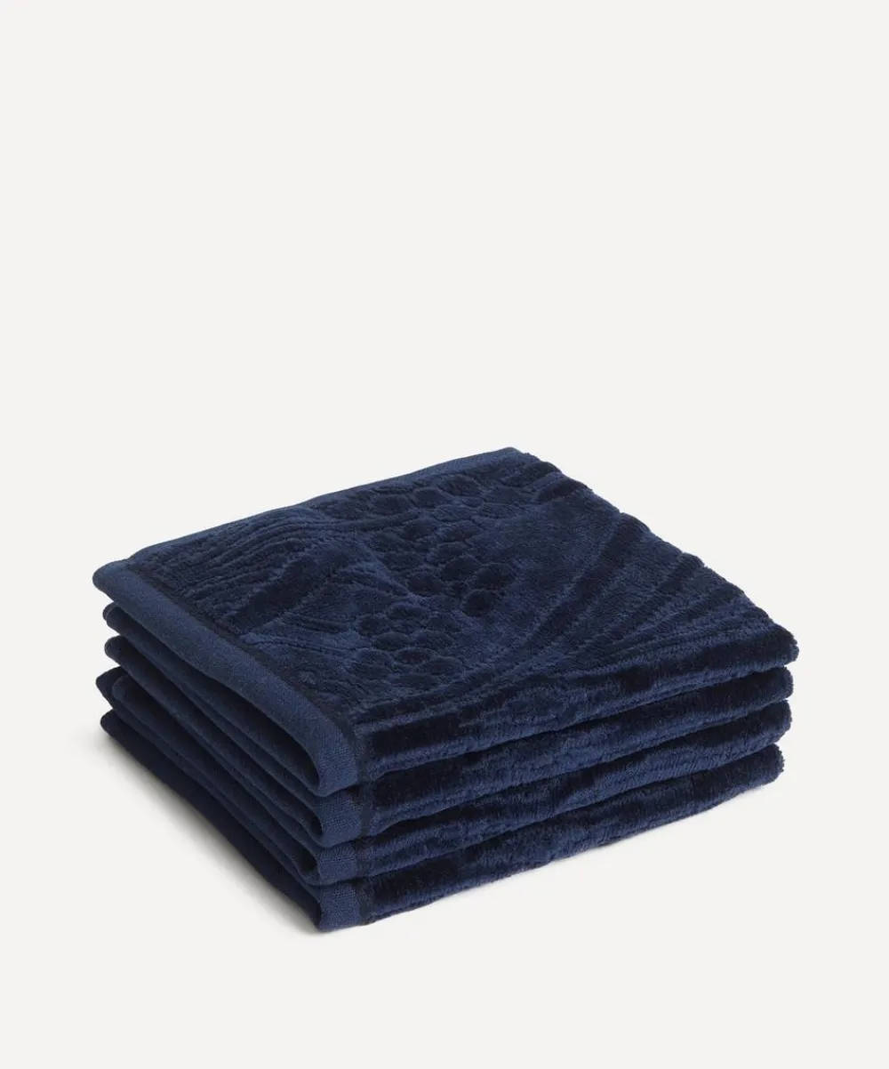 Liberty Bathroom Towels|Bathroom^Ianthe 4PK Towel Bundle 30x30cm
