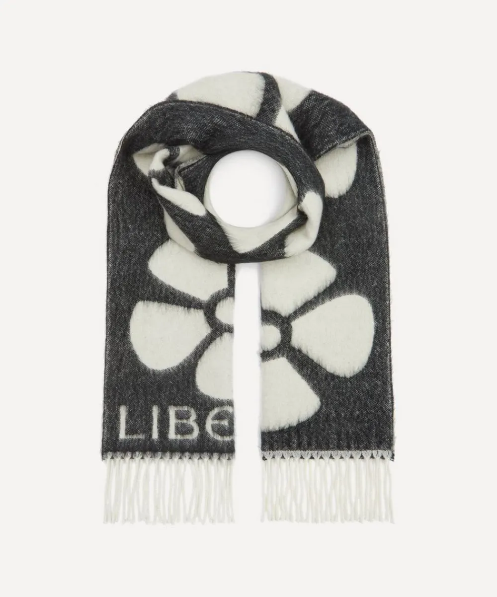 Liberty Scarves^Ianthe 35X190 Wool-Mohair Scarf