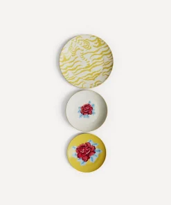 Lisa Corti Tableware^Indian Tiger Porcelain Plate Set of 3