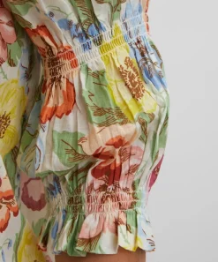 DÔEN Tops^Inez Blanc Anemone Bloom Top