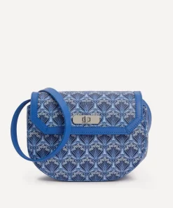 Liberty Bags^Iphis Blue Round Crossbody Bag