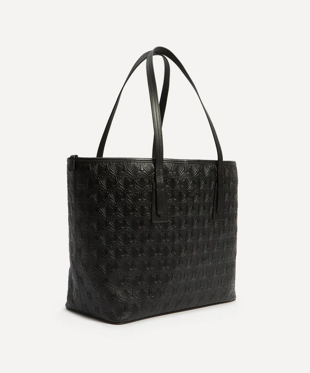 Liberty Bags^Iphis Embossed Leather Little Marlborough Tote Bag
