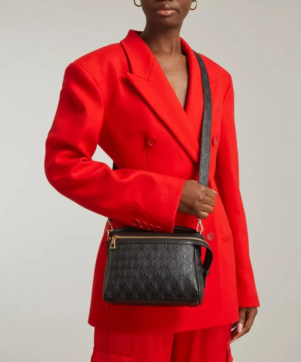 Liberty Bags^Iphis Embossed Petite Valise Cross-Body Bag