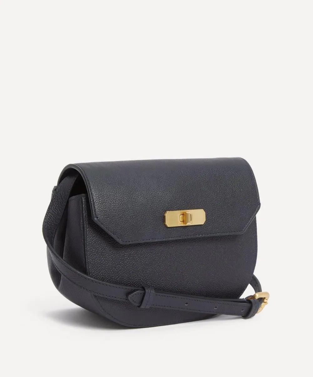 Liberty Bags^Iphis Leather Round Crossbody Bag