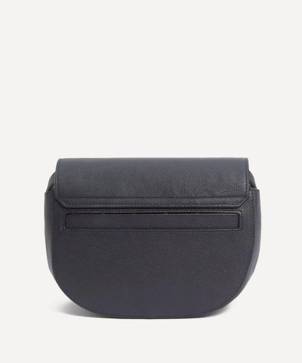 Liberty Bags^Iphis Leather Round Crossbody Bag