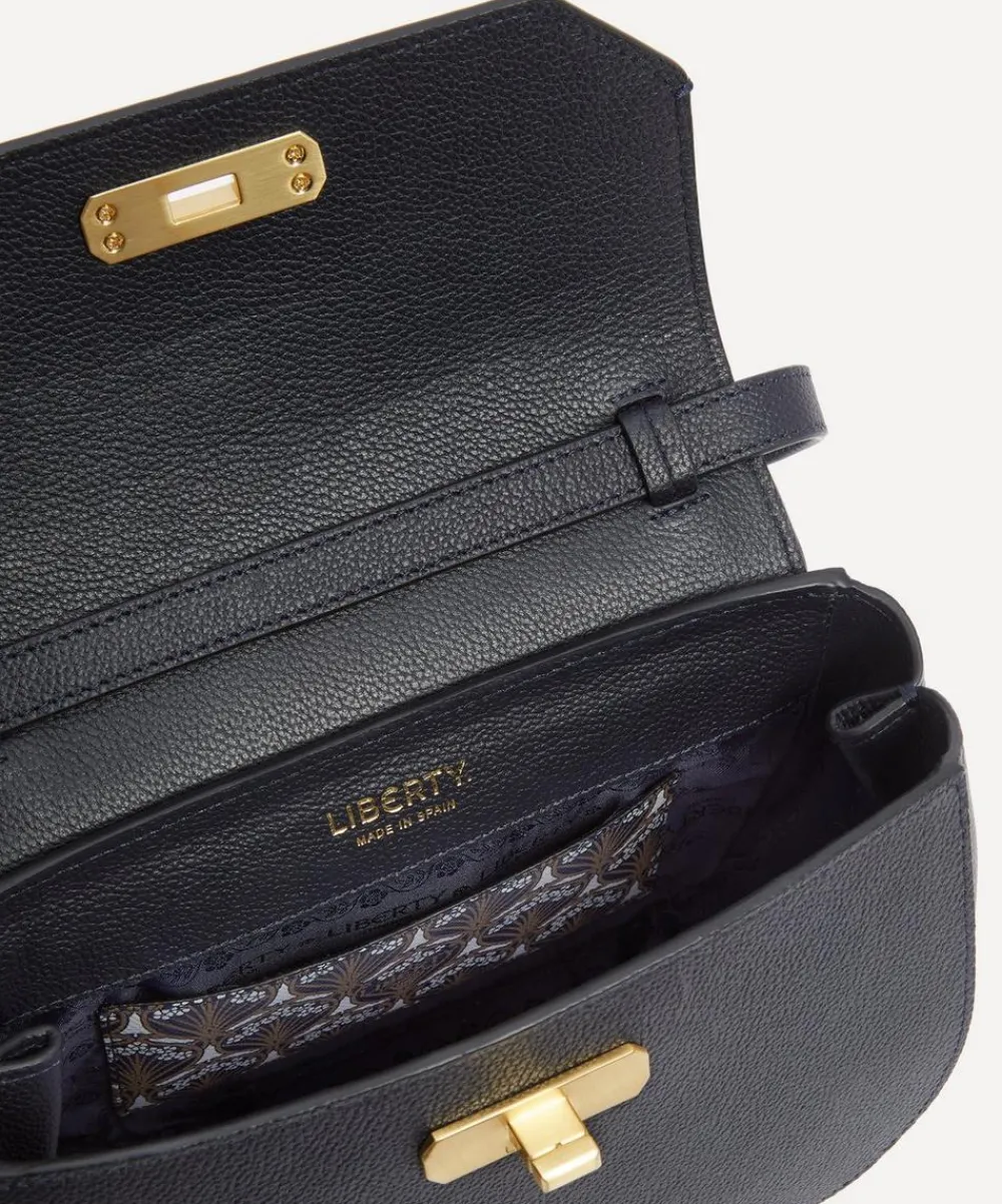 Liberty Bags^Iphis Leather Round Crossbody Bag